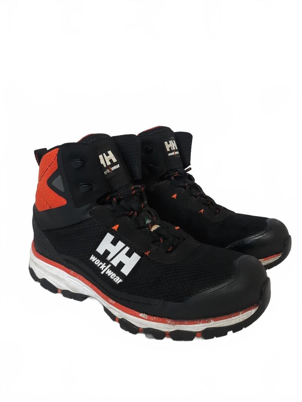 Helly Hansen HHS231007 Men 8 M Black Orange Mid Safety Composite Toe Work Boots